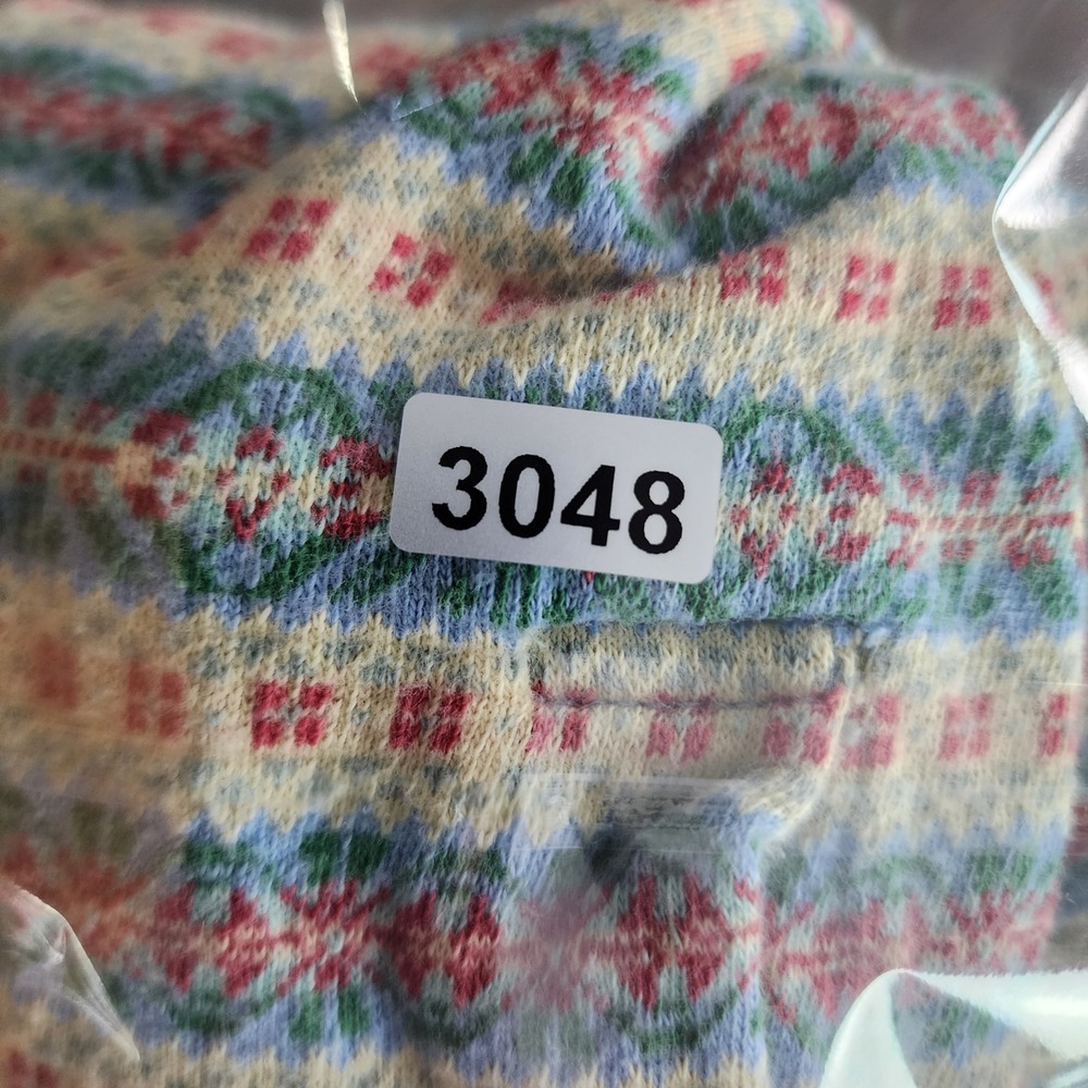 Vintage Polo Ralph Lauren Boys Size 5 Aztec Geometric Knit Polo Shirt Multicolor - Picture 6 of 6